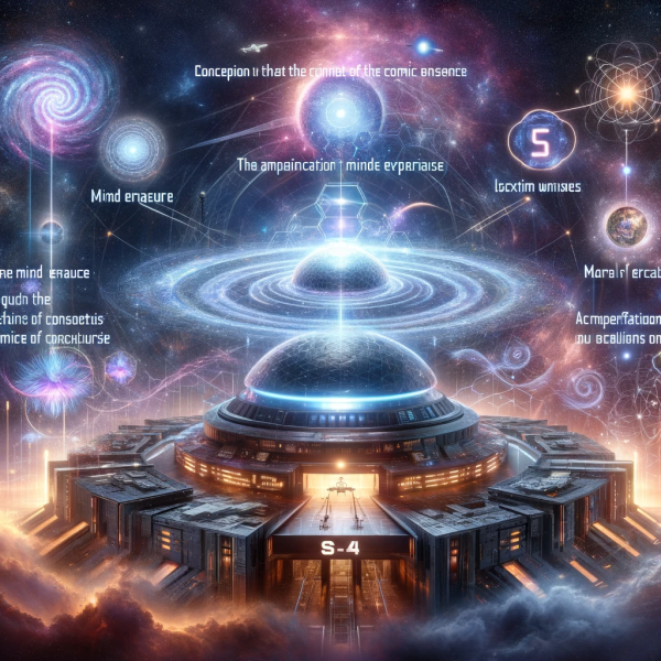 File:DALL·E 2023-12-08 10.41.29 - An abstract image representing the S-4 facility near Area 51, as a hub of cosmic and quantum exploration. The scene includes a high-tech, mysterious f.png