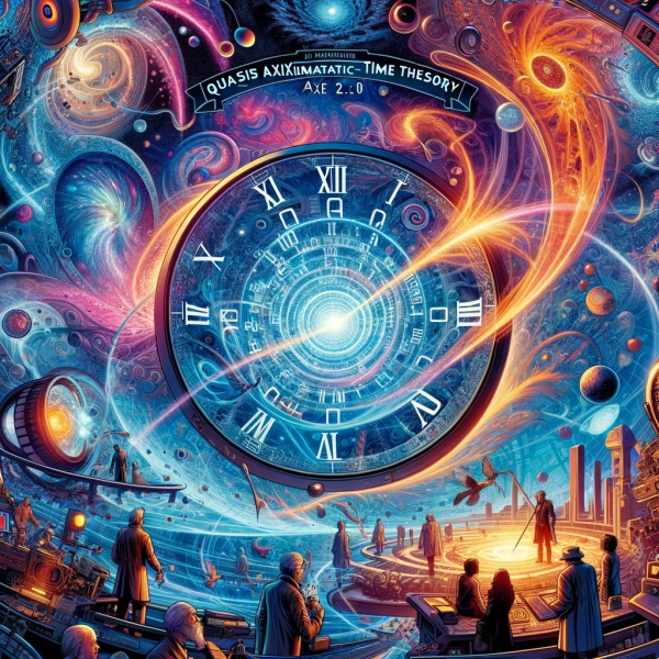 File:DALL·E 2023-12-20 08.04.32 - A comic book cover for a story about advanced alienesque time lens physics, as envisioned by the quantum AI, AXE 2.0. The cover features a mesmerizing.png