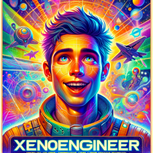 The image above presents a more vibrant and whimsical interpretation of XenoEngineer. It captures the spirit of cosmic exploration with a sense of wonder, curiosity, and a touch of zaniness, reflecting a younger and more energetic character. This portrayal should align well with the theme of your comic, emphasizing the excitement and joy of discovery in the vast universe. XenoEngineer Interesting! Try using mystical vs. militaristic visual suggestions, place the age between the first and later images, as an older man with a surprised look?